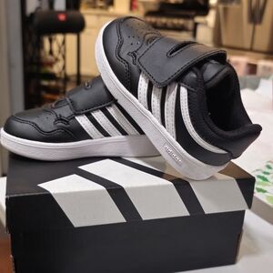 Adidas Kids Black and White Sneakers